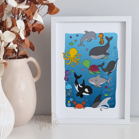 under the sea scene