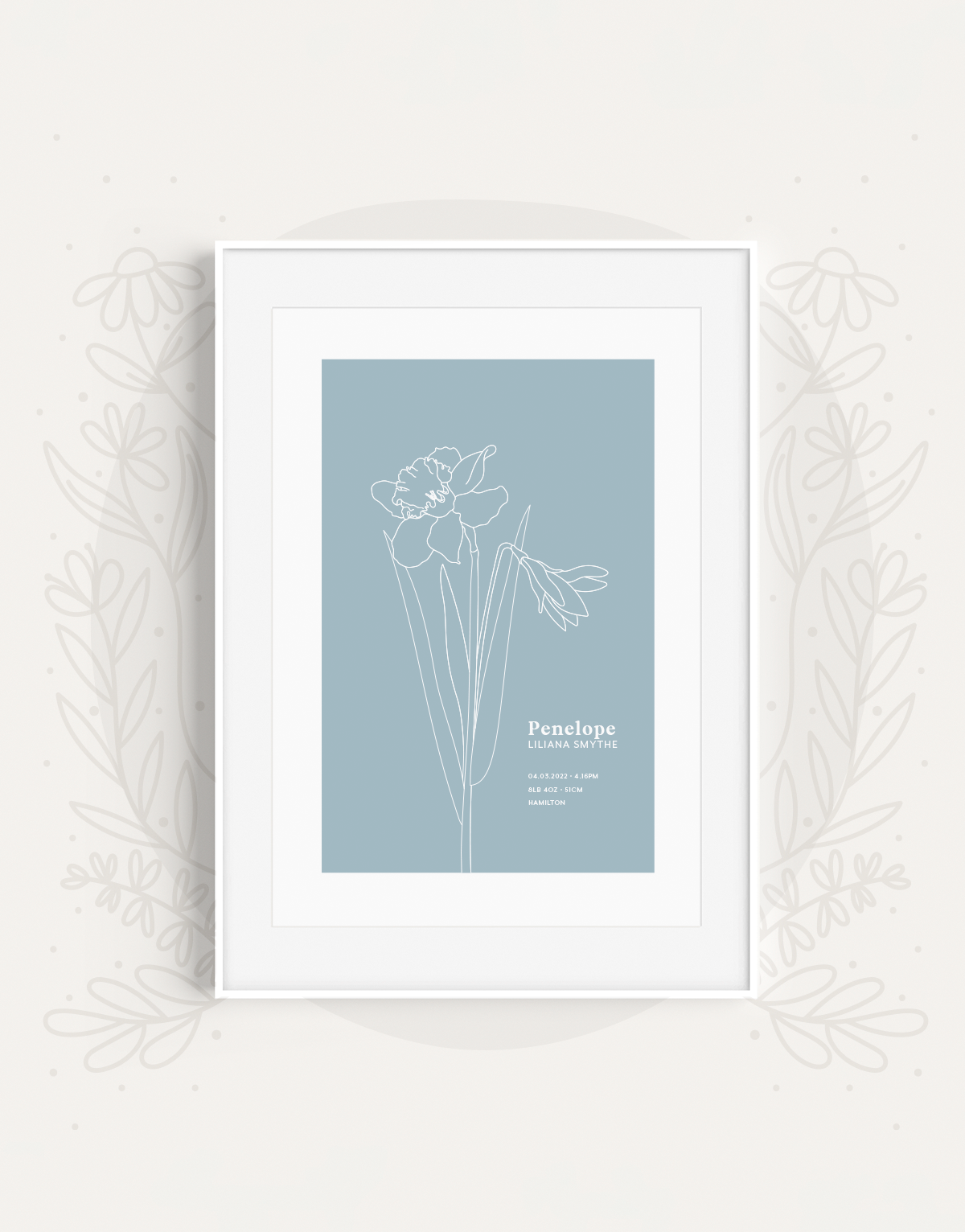 the birth flower (modern)