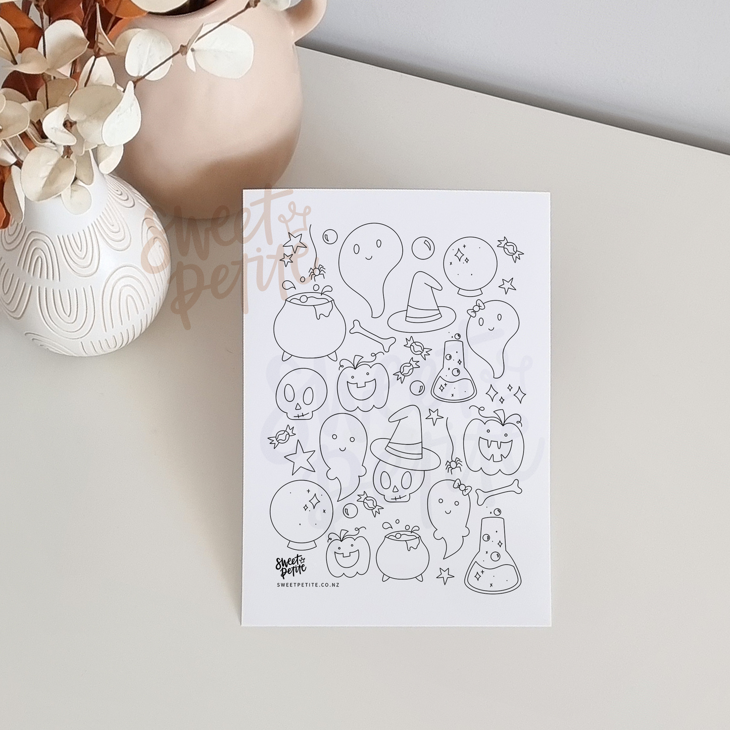 Halloween Colouring Page