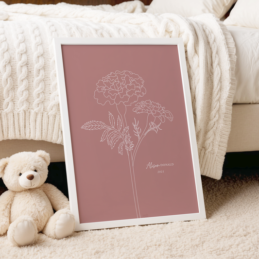 the birth flower (modern)