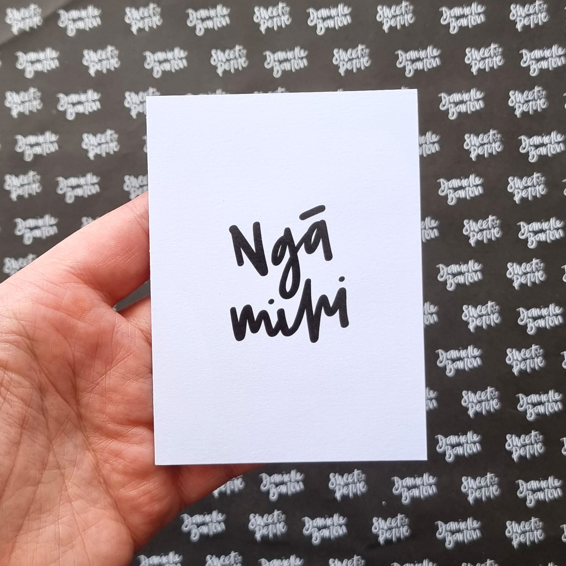 A7 Business Thank You Cards | Nga Mihi | by Sweet Petite